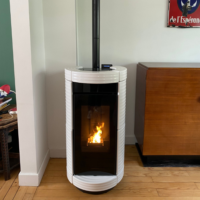 Installation d'un poêle en céramique à Saverne