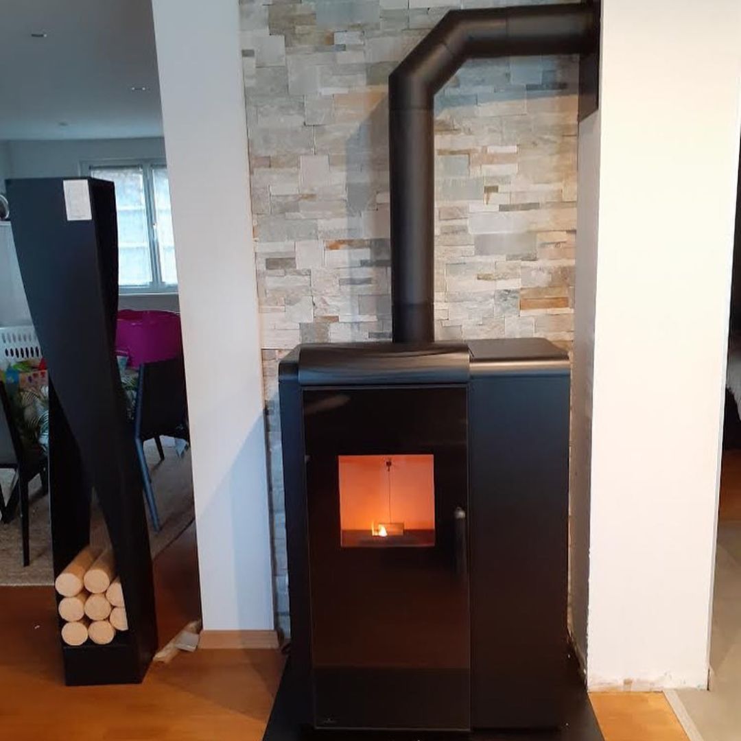 Installation d'un poêle mixte à Illzach