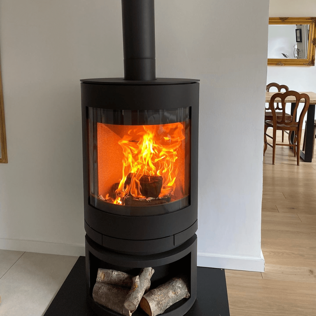 Installation d'un poêle en acier à Limersheim